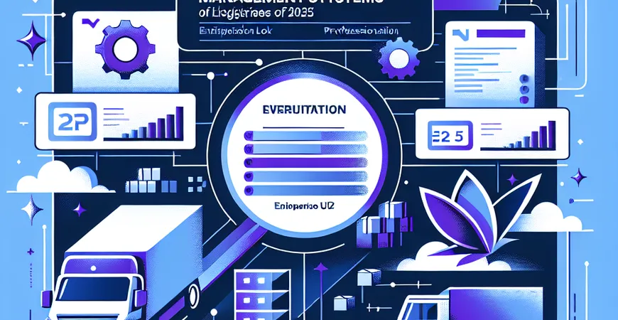  物流配送企业必看！2025年五大ERP运输管理系统大测评